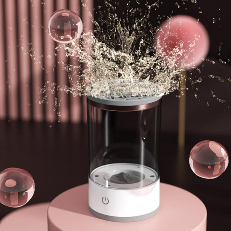 Women Eye Shadow Brush Cleaning Tool Portable Electric Makeup Brush Cleaner Machine With USB Charging Automatic Cosmetic Brush - Inas