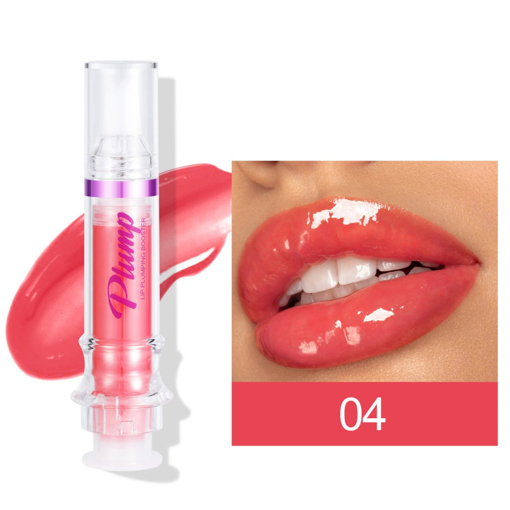 New Tube Lip Rich Lip Color Slightly Spicy Lip Honey Lip Glass Mirror Face Lip Mirror Liquid Lipstick - Inas