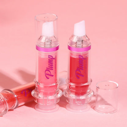 New Tube Lip Rich Lip Color Slightly Spicy Lip Honey Lip Glass Mirror Face Lip Mirror Liquid Lipstick - Inas