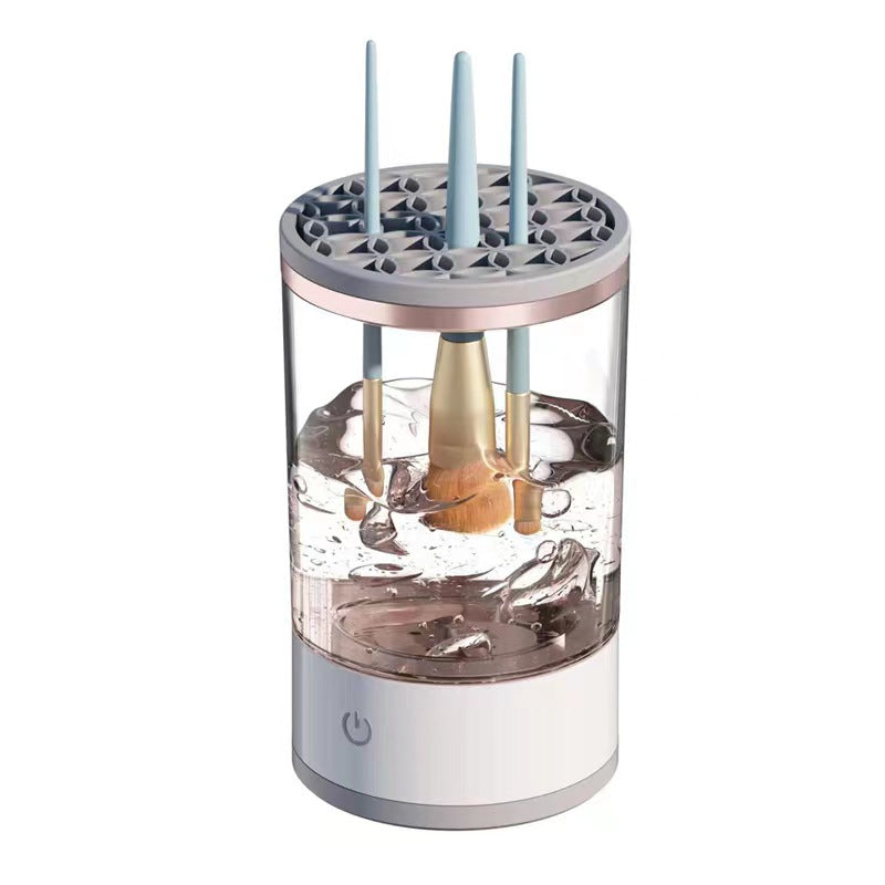Women Eye Shadow Brush Cleaning Tool Portable Electric Makeup Brush Cleaner Machine With USB Charging Automatic Cosmetic Brush - Inas